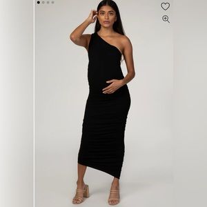 PINKBLUSH Ruched Maternity Dress